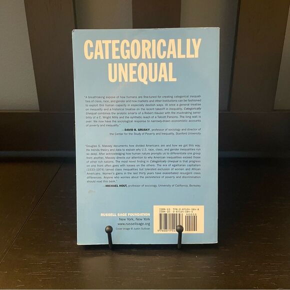 Categorically Unequal: The American Stratification System by Douglas S Massey - Picture 4 of 4